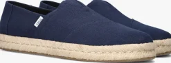 blauwe toms instappers alp rope 2.0