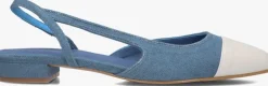 blauwe toral slingbacks luisa