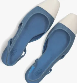 blauwe toral slingbacks luisa