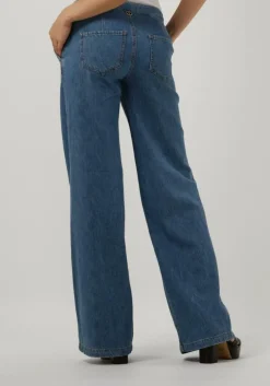blauwe twinset milano wide jeans 10070822-cpc