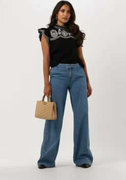 blauwe twinset milano wide jeans 10070822-cpc