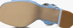 blauwe unisa sandalen met hak ney