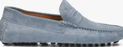 blauwe van bommel mocassins sbm-40019
