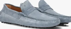 blauwe van bommel mocassins sbm-40019