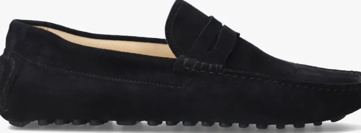 blauwe van bommel mocassins sbm-40019