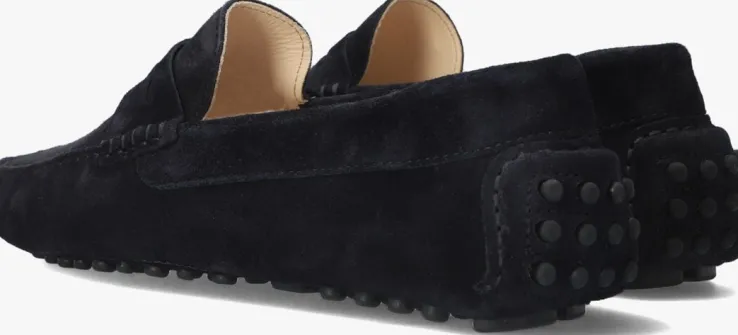 blauwe van bommel mocassins sbm-40019