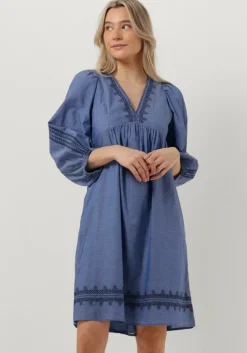 blauwe vanessa bruno mini jurk voguia