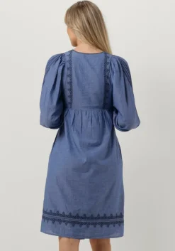 blauwe vanessa bruno mini jurk voguia
