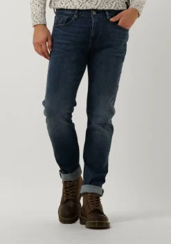blauwe vanguard slim fit jeans v7 rider true blue ocean