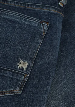 blauwe vanguard slim fit jeans v7 rider true blue ocean
