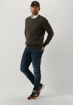 blauwe vanguard slim fit jeans v7 rider true blue ocean