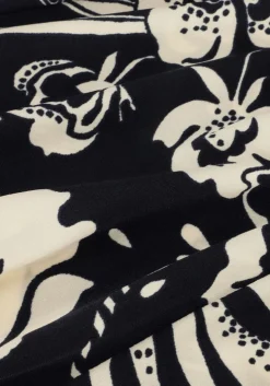 blauwe vanilia midirok swirl midi