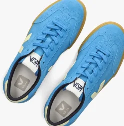 blauwe veja lage sneakers volley