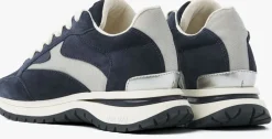 blauwe via vai lage sneakers usher riggs