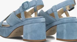 blauwe via vai sandalen elia paisley