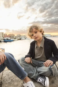 blauwe vingino cargo jeans peppe cargo