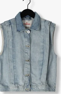 blauwe vingino gilet taira