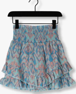 blauwe vingino minirok riley