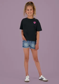 blauwe vingino shorts dafina heart