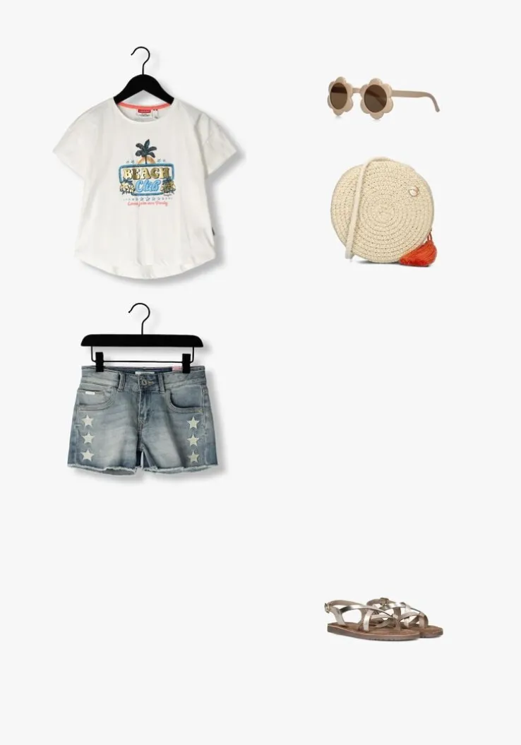 blauwe vingino shorts dafina star