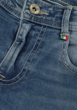 blauwe vingino skinny jeans apache