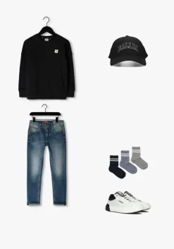 blauwe vingino skinny jeans apache