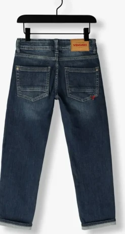 blauwe vingino straight leg jeans baggio icon