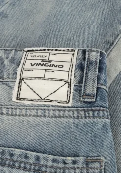 blauwe vingino straight leg jeans gino