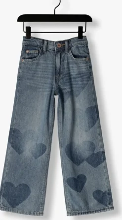 blauwe vingino straight leg jeans cassie heart
