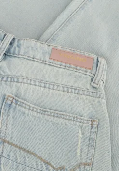 blauwe vingino wide jeans cassie pocket