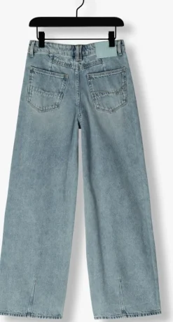 blauwe vingino wide jeans cassie
