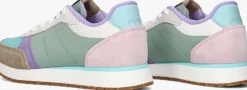 blauwe woden lage sneakers ronja