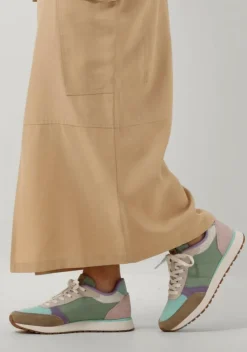 blauwe woden lage sneakers ronja