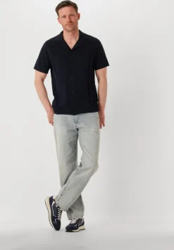 blauwe woolrich lage sneakers retro sneaker man