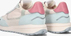blauwe woolrich lage sneakers retro sneaker