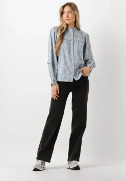 blauwe y.a.s. blouses yasgunva ls shirt