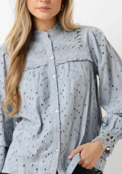 blauwe y.a.s. blouses yasgunva ls shirt