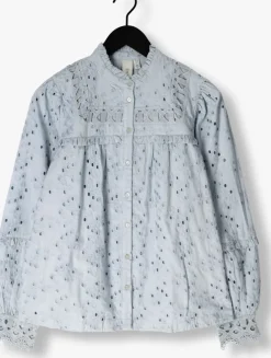 blauwe y.a.s. blouses yasgunva ls shirt