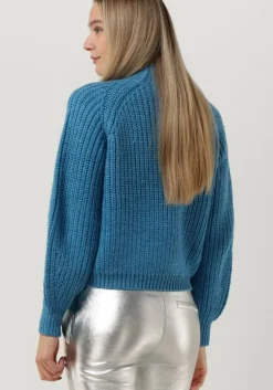 blauwe y.a.s. coltrui yasultra ls high neck knit pullover