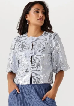 blauwe y.a.s. jack yasunita 2/4 jacket s