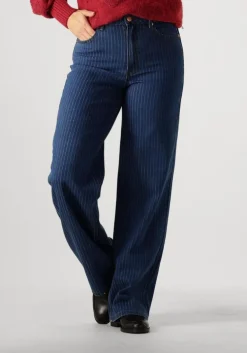 blauwe y.a.s. straight leg jeans yaslomira hmw jeans
