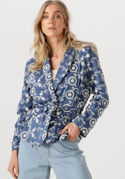 blauwe ydence blazer kimono kelly