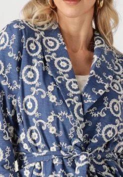 blauwe ydence blazer kimono kelly