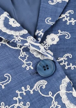 blauwe ydence blazer kimono kelly