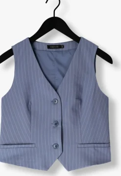 blauwe ydence gilet gilet nadine