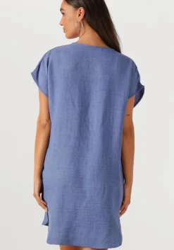 blauwe ydence mini jurk dress danie