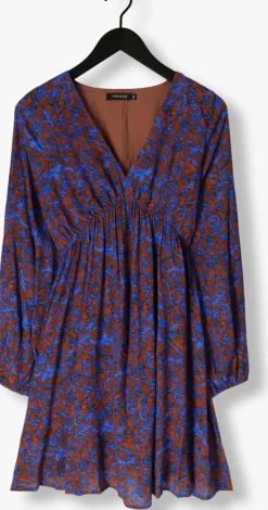 blauwe ydence mini jurk dress jaely