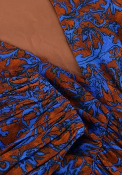 blauwe ydence mini jurk dress jaely