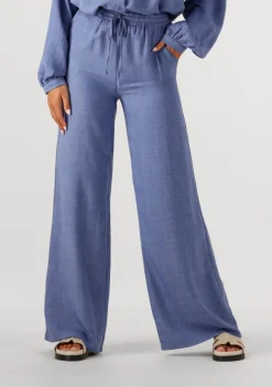 blauwe ydence wijde broek pants marielle