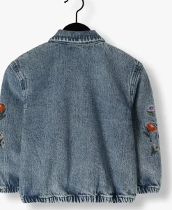 blauwe your wishes spijkerjas stretch denim jacket